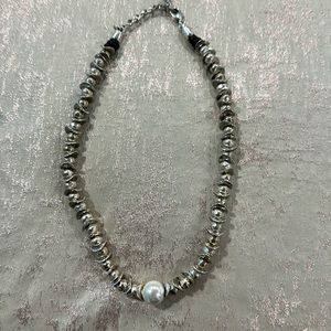 Sterling silver Uno De 50 necklace